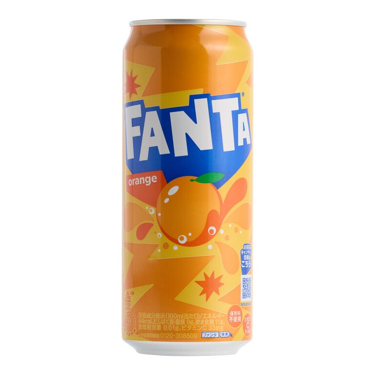 Fanta Japan Orange Soda 10.1 oz Can 6 Pack
