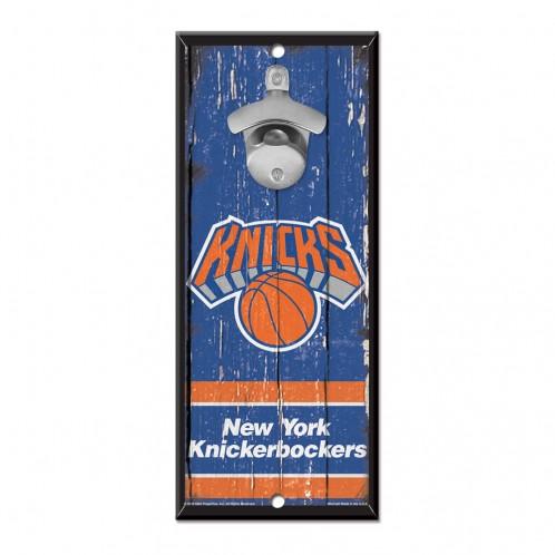 New York Knicks Wood Bottle Opener 5x11"