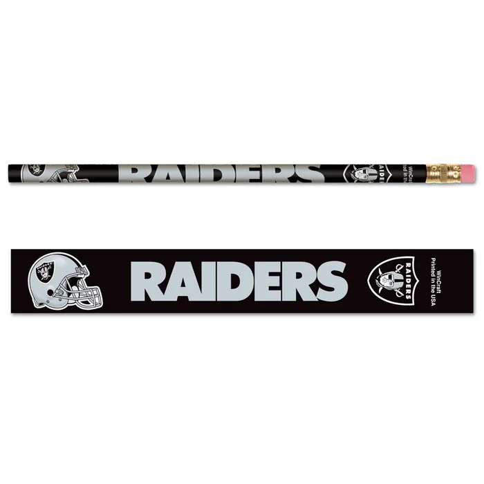 Las Vegas Raiders Pencil 6 Pack