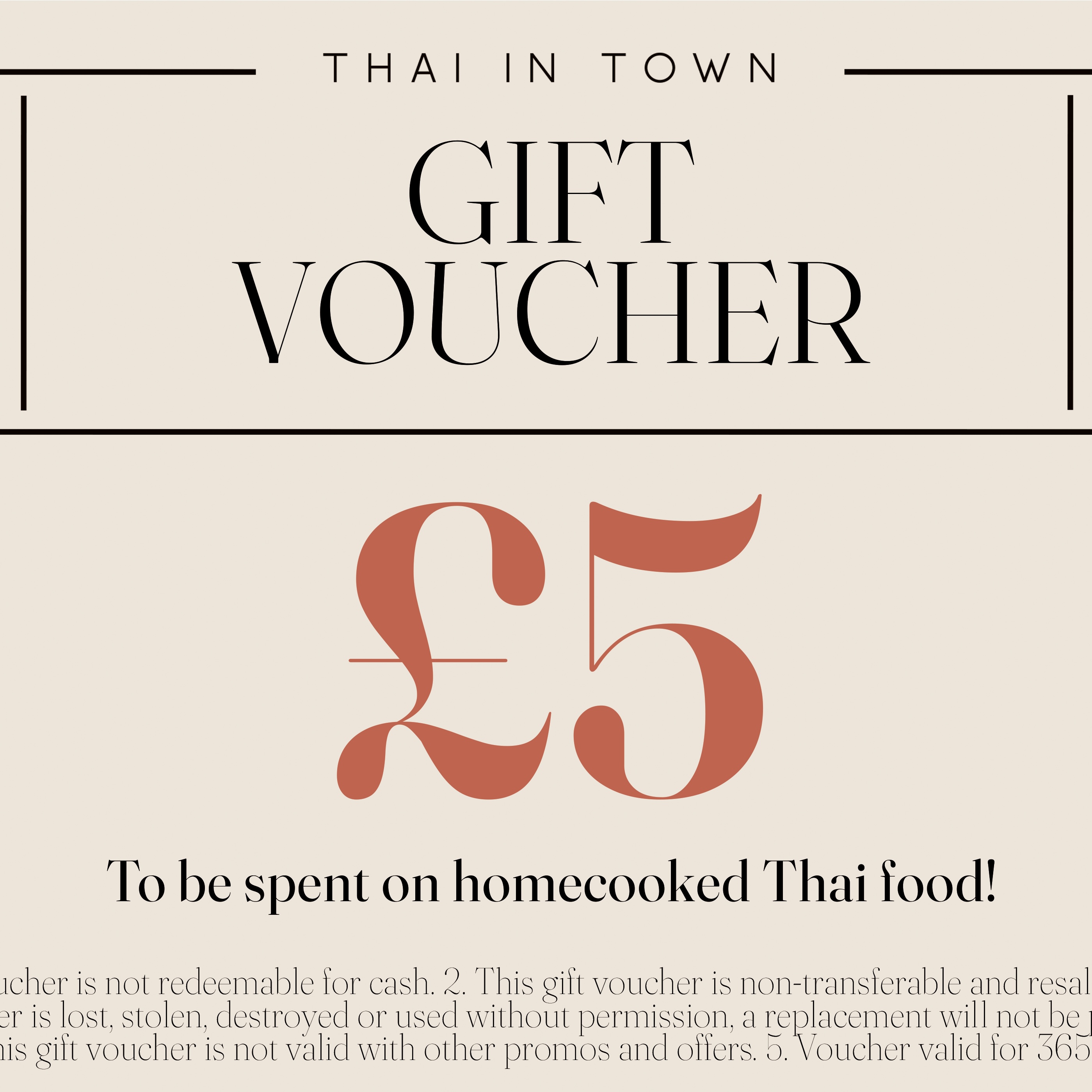 £5 Gift Voucher
