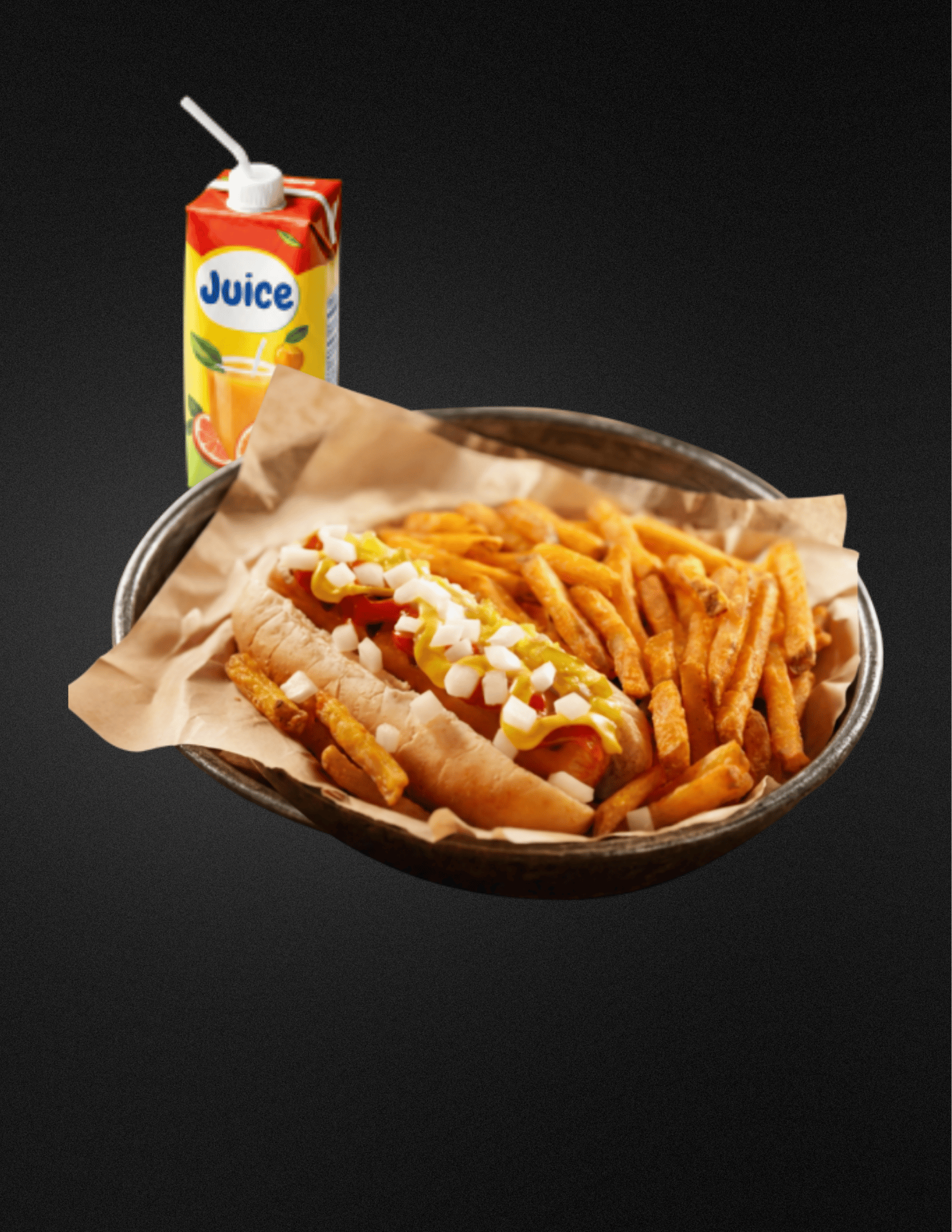 KIDS HOT DOG AND FRIES