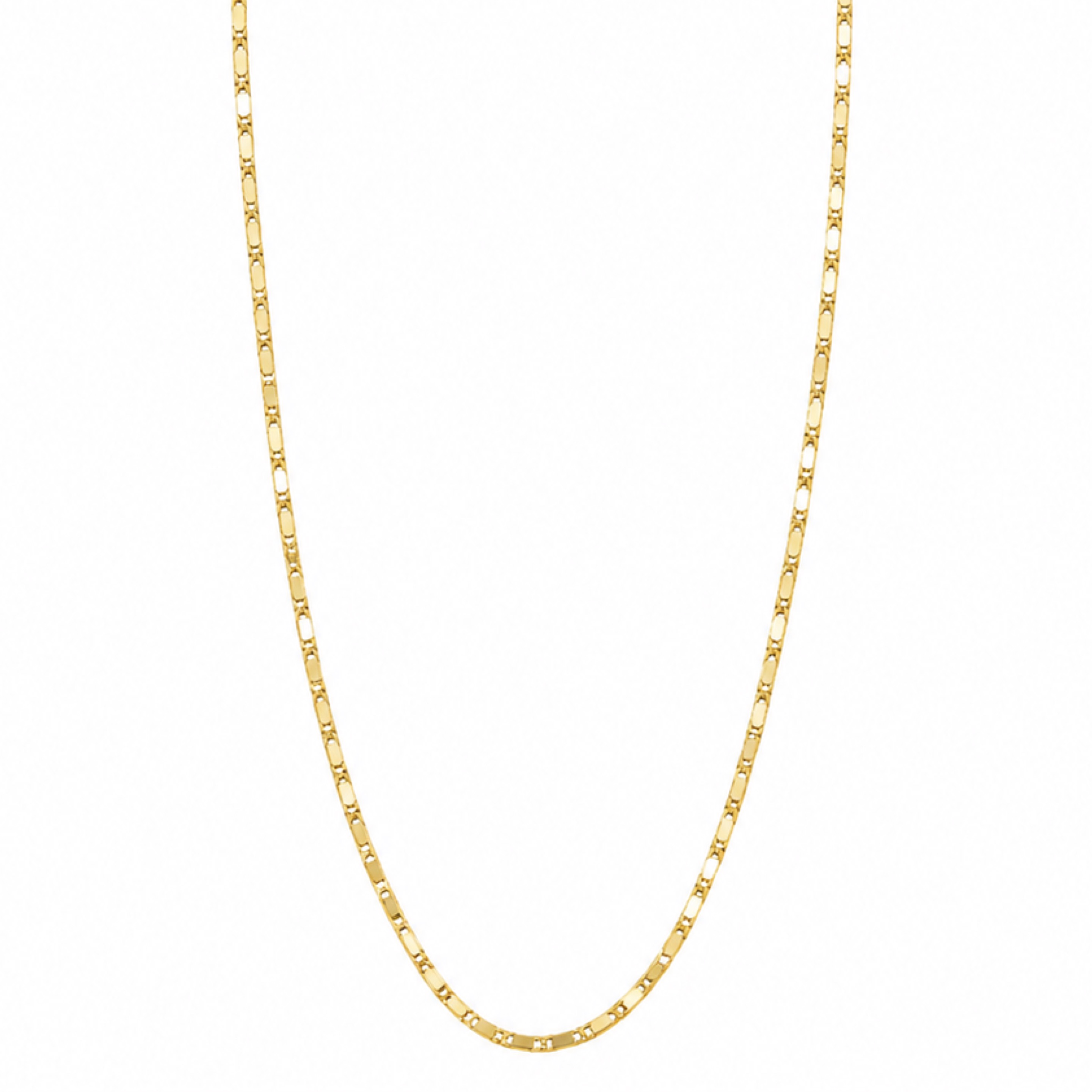 22” Two Tone Necklace/ 1mm 