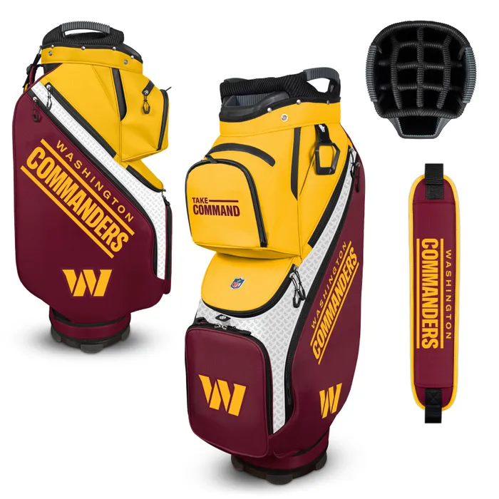 Washington Commanders Premier Clubhouse Cooler Golf Cart Bag