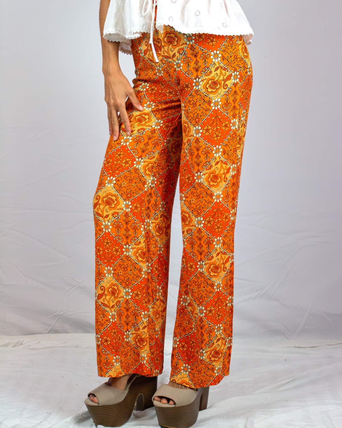 Nine Lives Bazaar Straight-Leg Pants