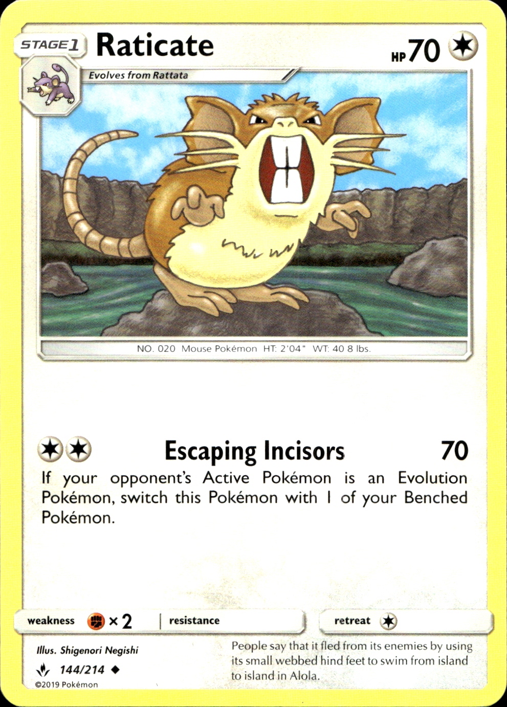 Raticate - SM10 144