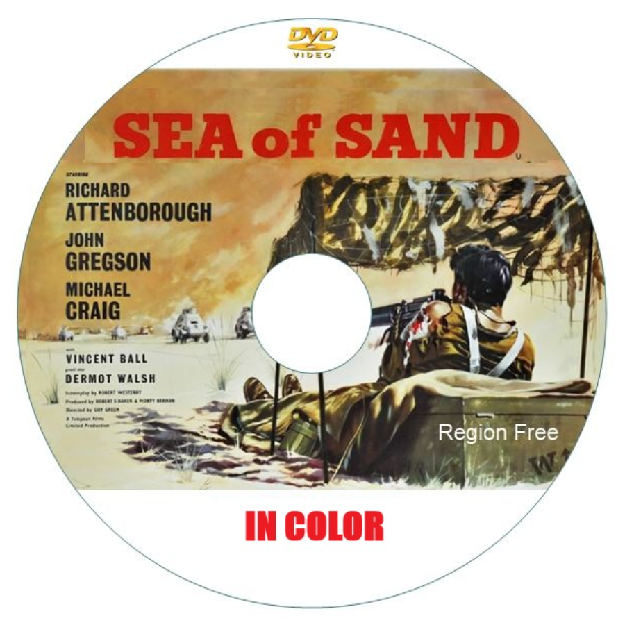 Sea of Sand (1958) in Color. DVD