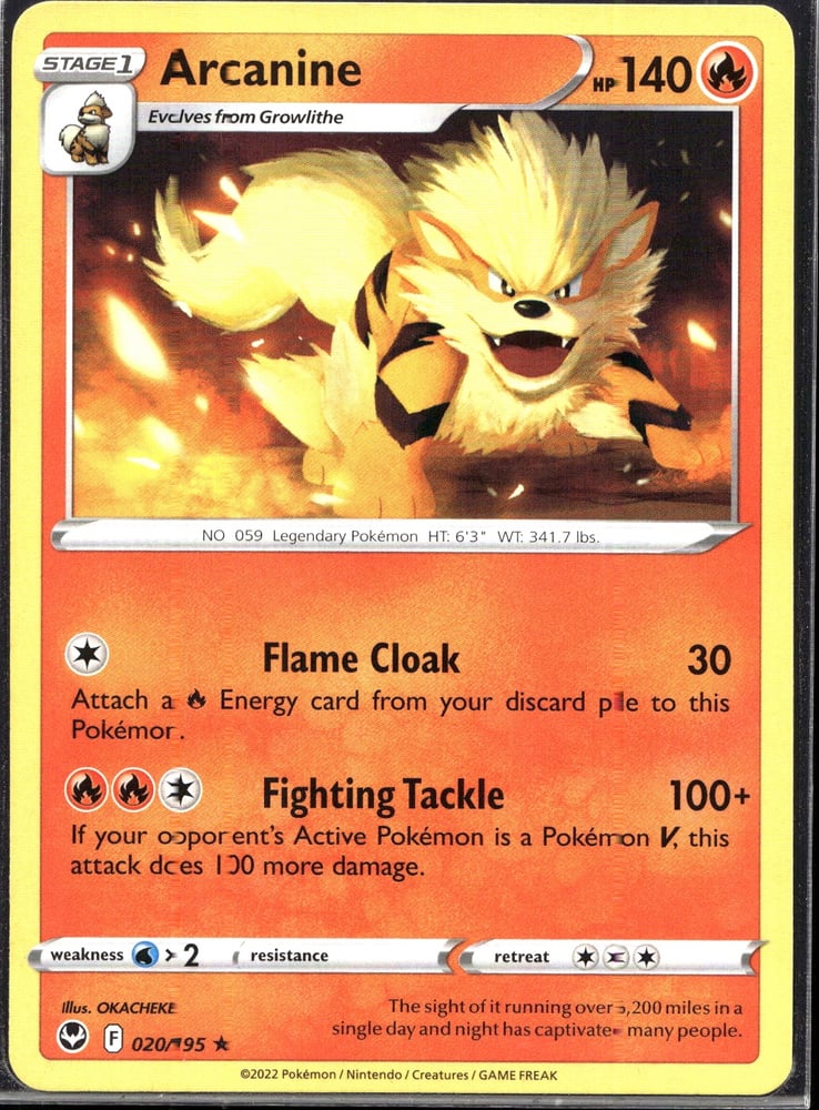 Arcanine - SWSH12 20/195