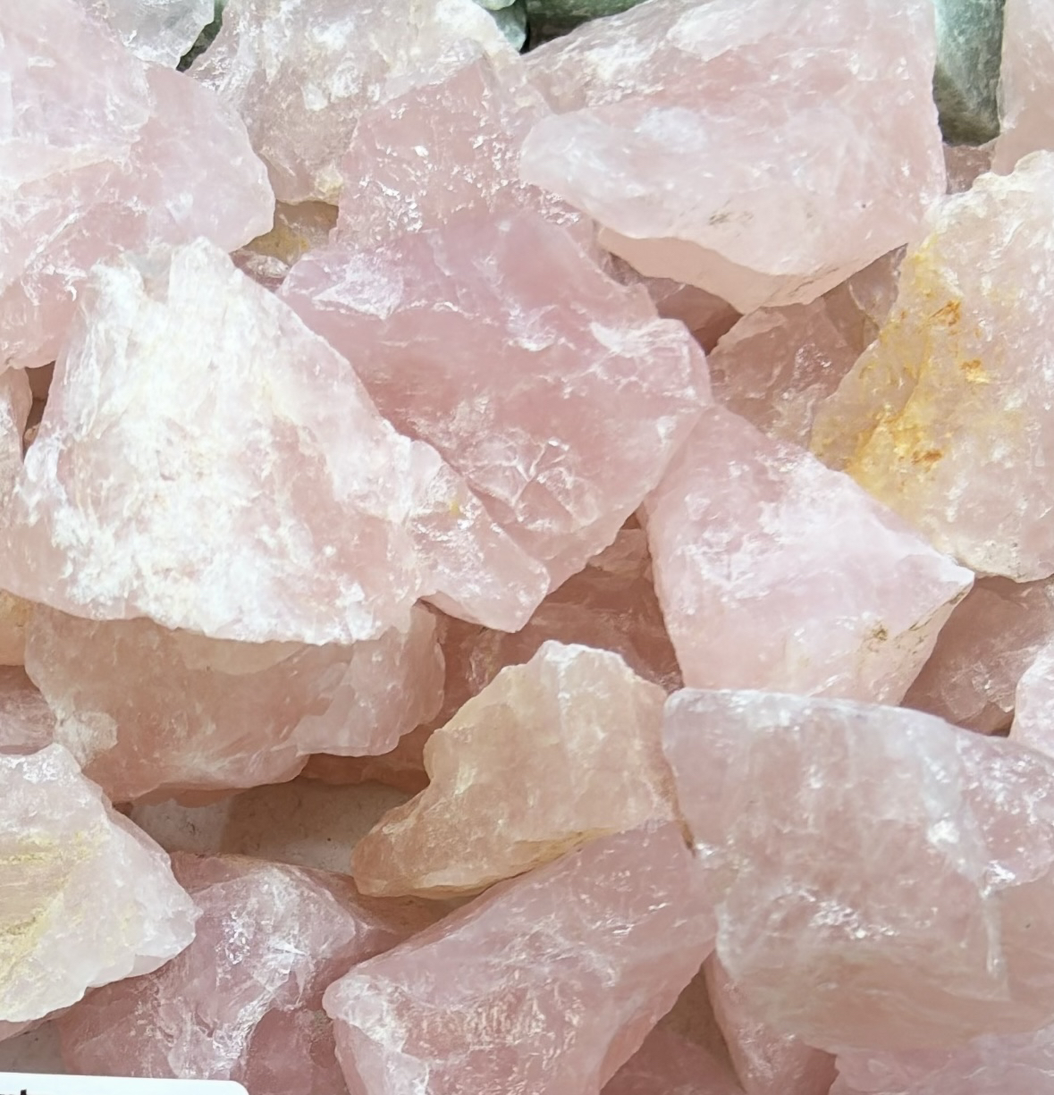 Quartz rose, pièce du stock Valence