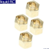 Redcat Racing RER30380 Wheel Hexes (Brass)(4 pieces)