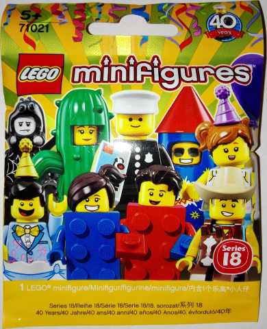 71021-1 Minifigure, Series 18 (Complete Random Set of 1 Minifigure)