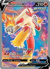 Blaziken V (Full Art) 161/198 Ultra Rare