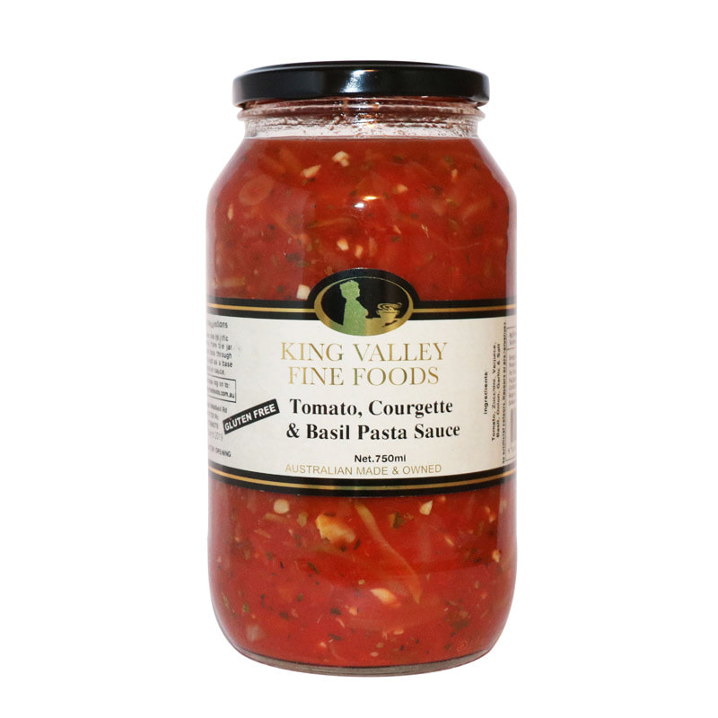 Courgette & Basil Pasta Sauce - King Valley Fine Foods