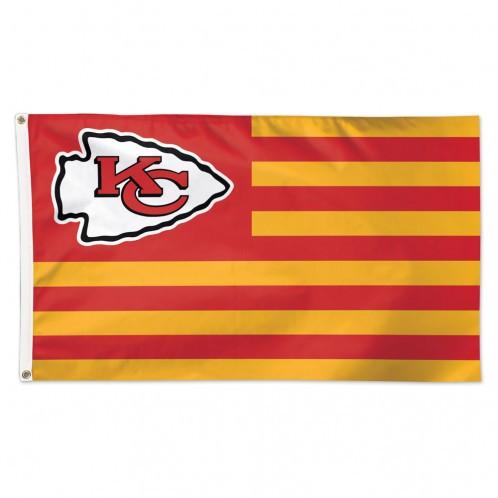 Kansas City Chiefs Deluxe Americana Flag 3x5'