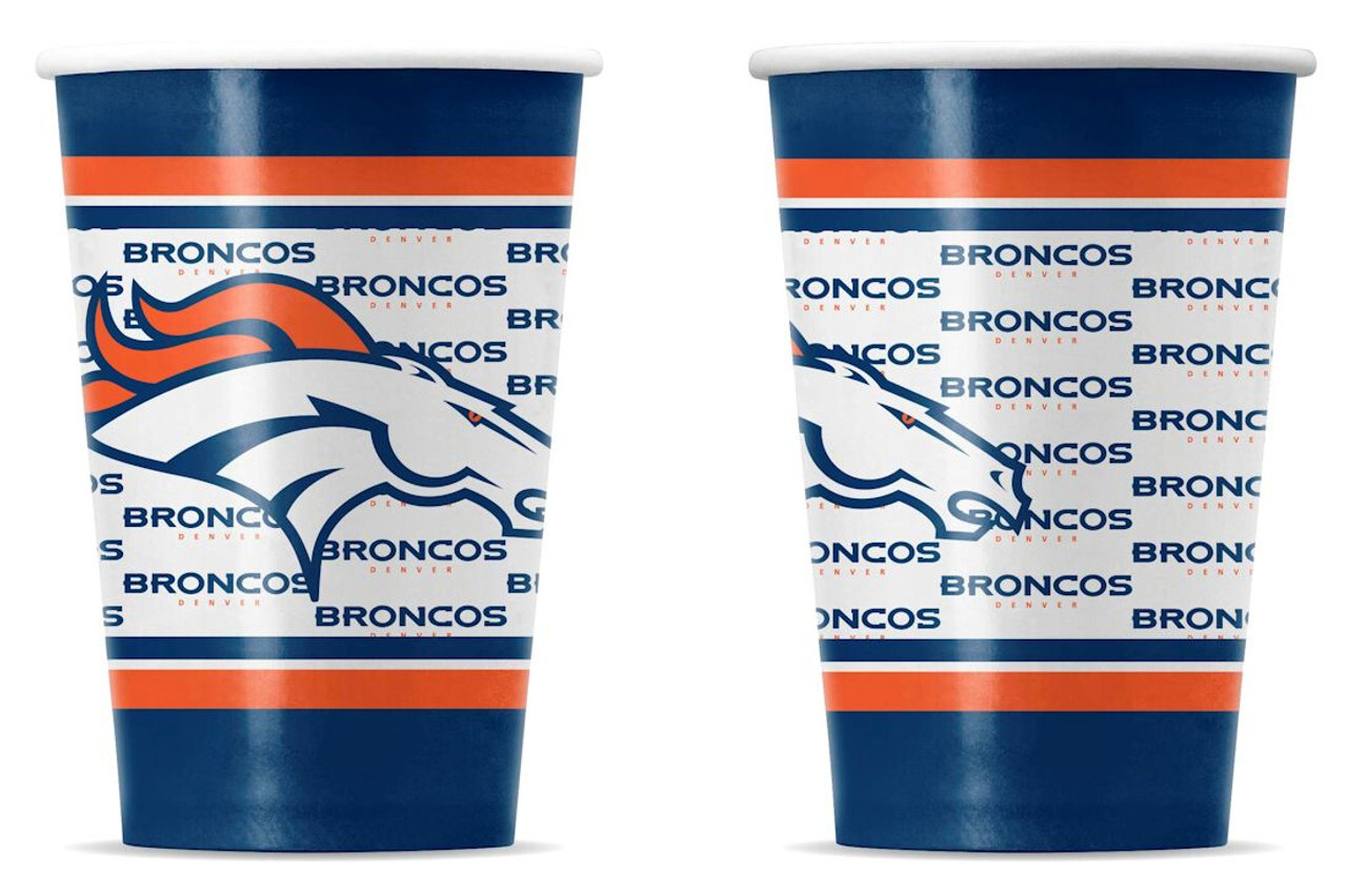 Denver Broncos Paper Cups