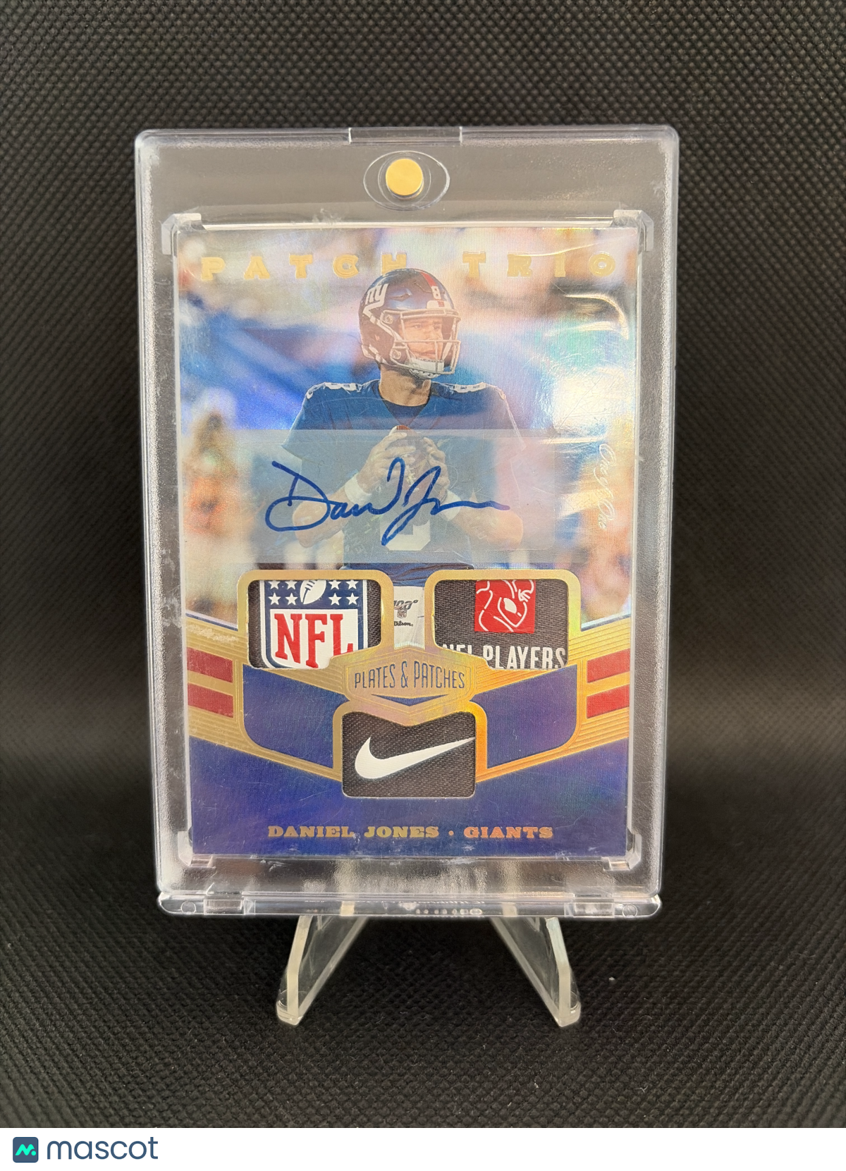 2020 Panini Plates & Patches Daniel Jones Triple Patch Auto 1/1!