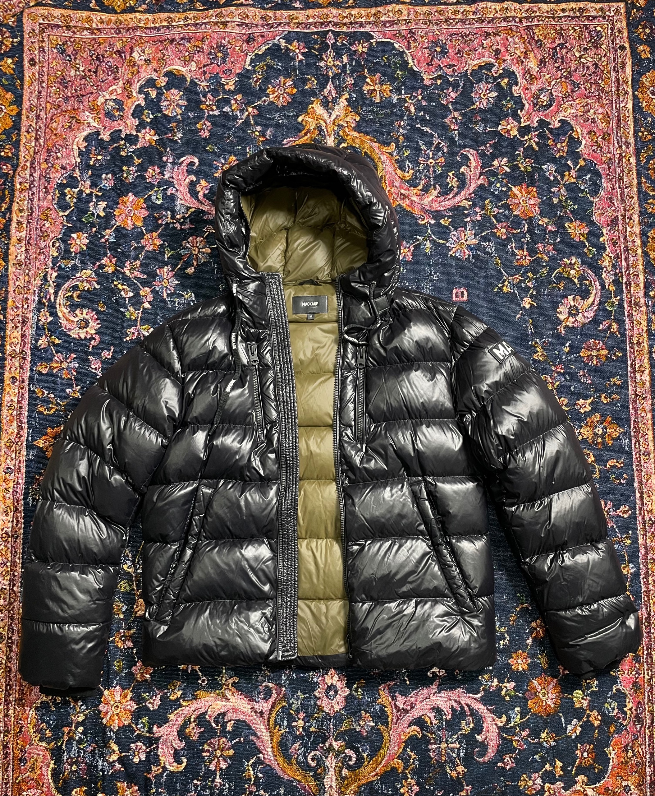MACKAGE Victor Padded Hooded Jacket | Black | ( USED )