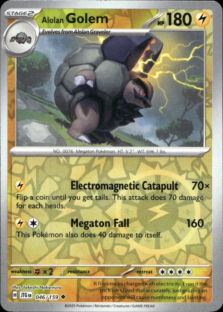 Alolan Golem - SV09 46/159