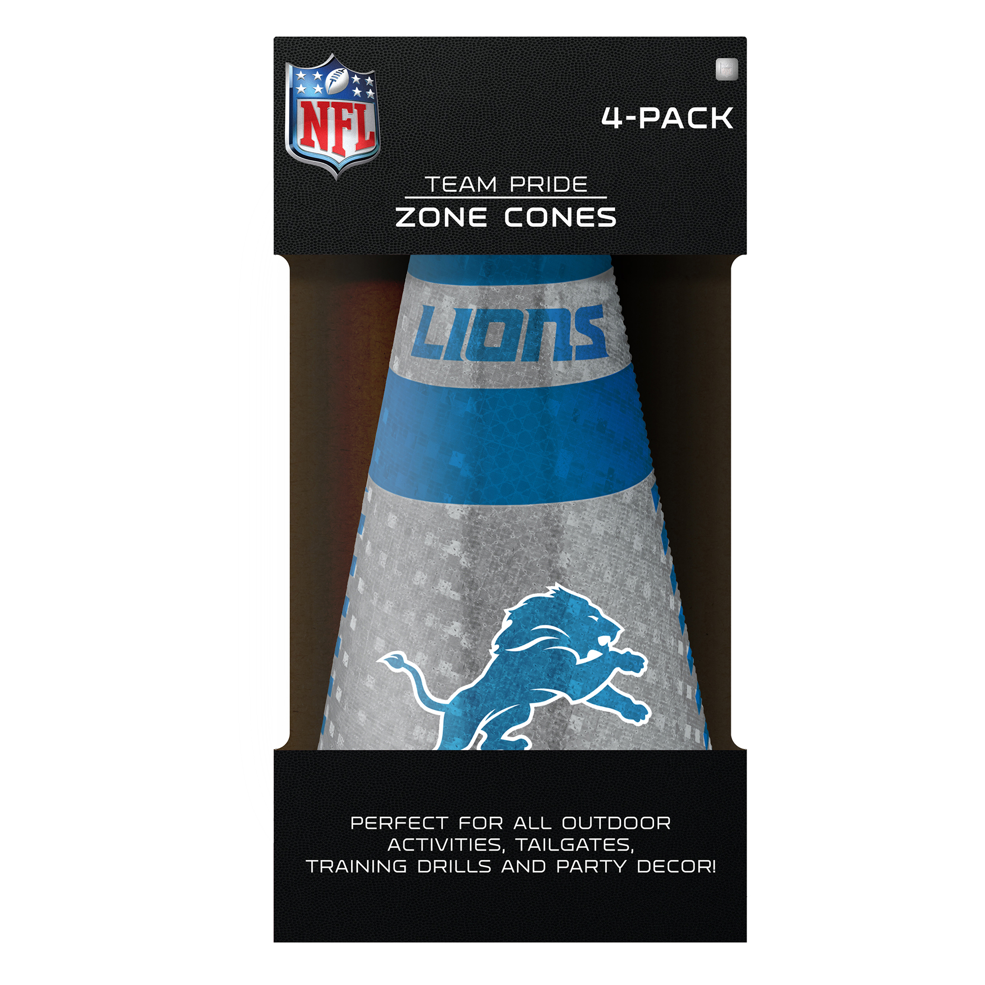 Detroit Lions Party Zone Cones 4 Pack