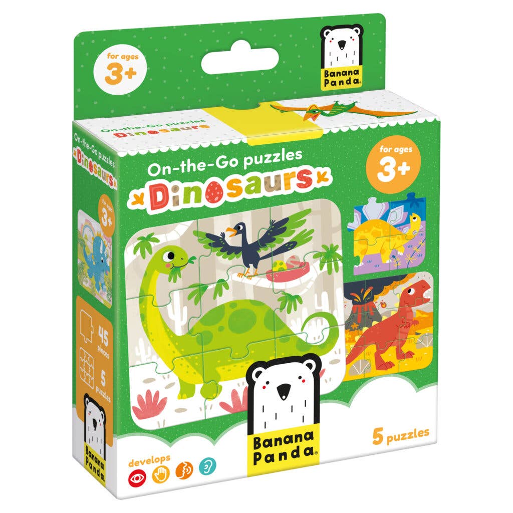 Banana Panda On-the-Go Puzzle Dinosaurs Puzzle Toy