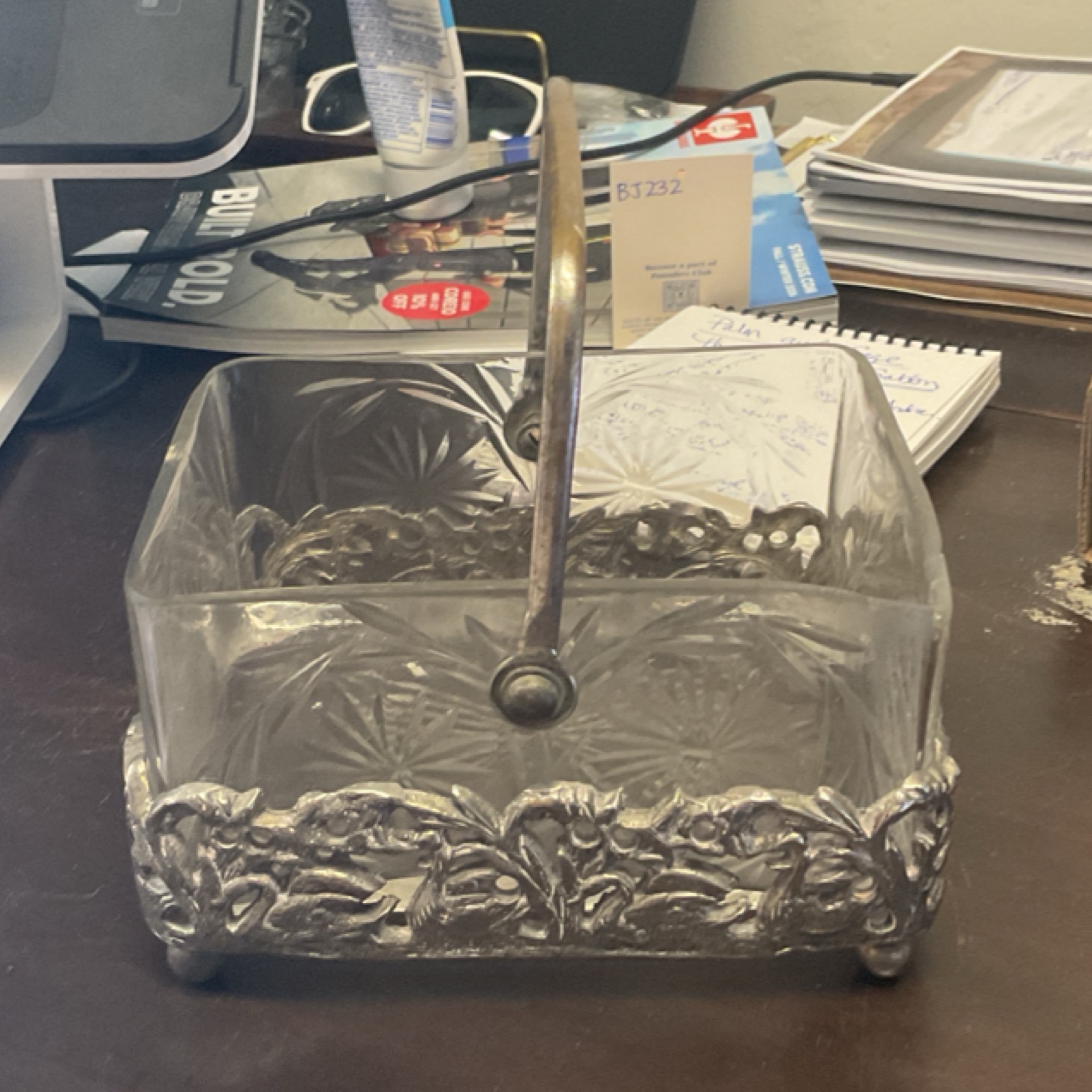 Arthur Court Metal Bird Napkin Holder