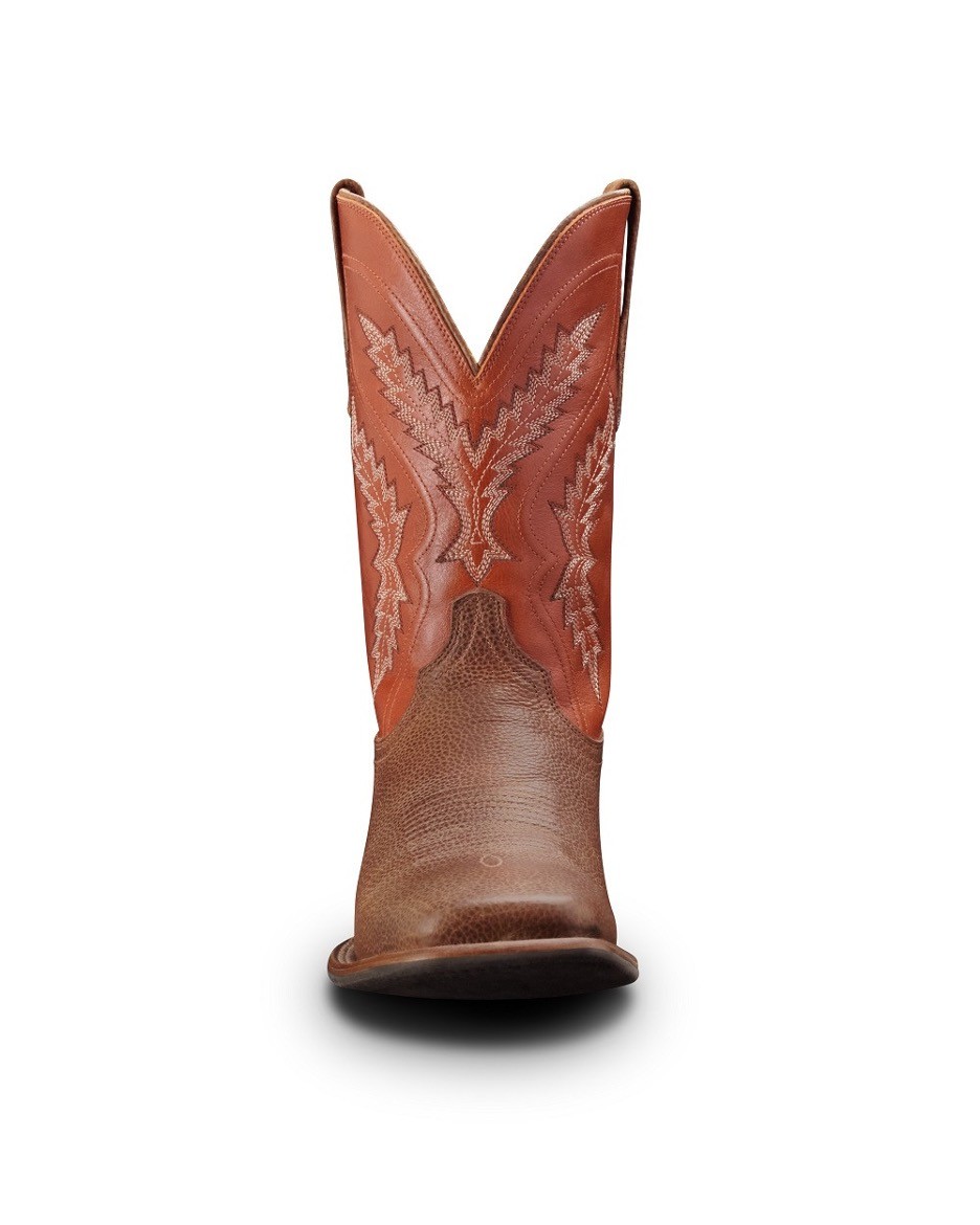 Tecovas The Doc - Dark Chestnut & Rust Orange