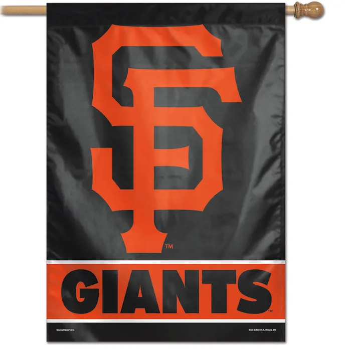 San Francisco Giants Wordmark Vertical House Flag 28x40"
