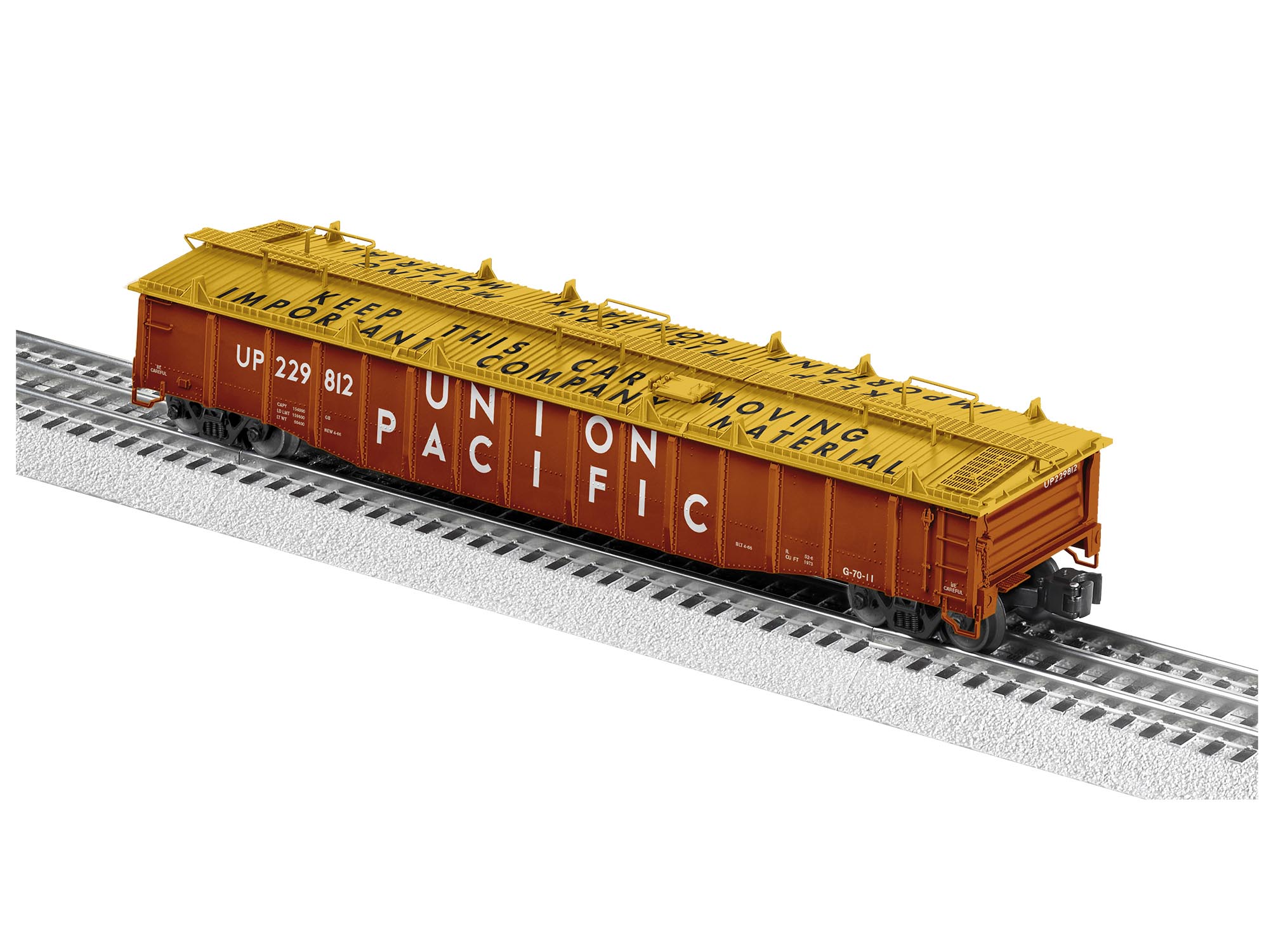 Lionel 2126061 Union Pacific O Scale PS-5 Gondola W/ Covers #229812