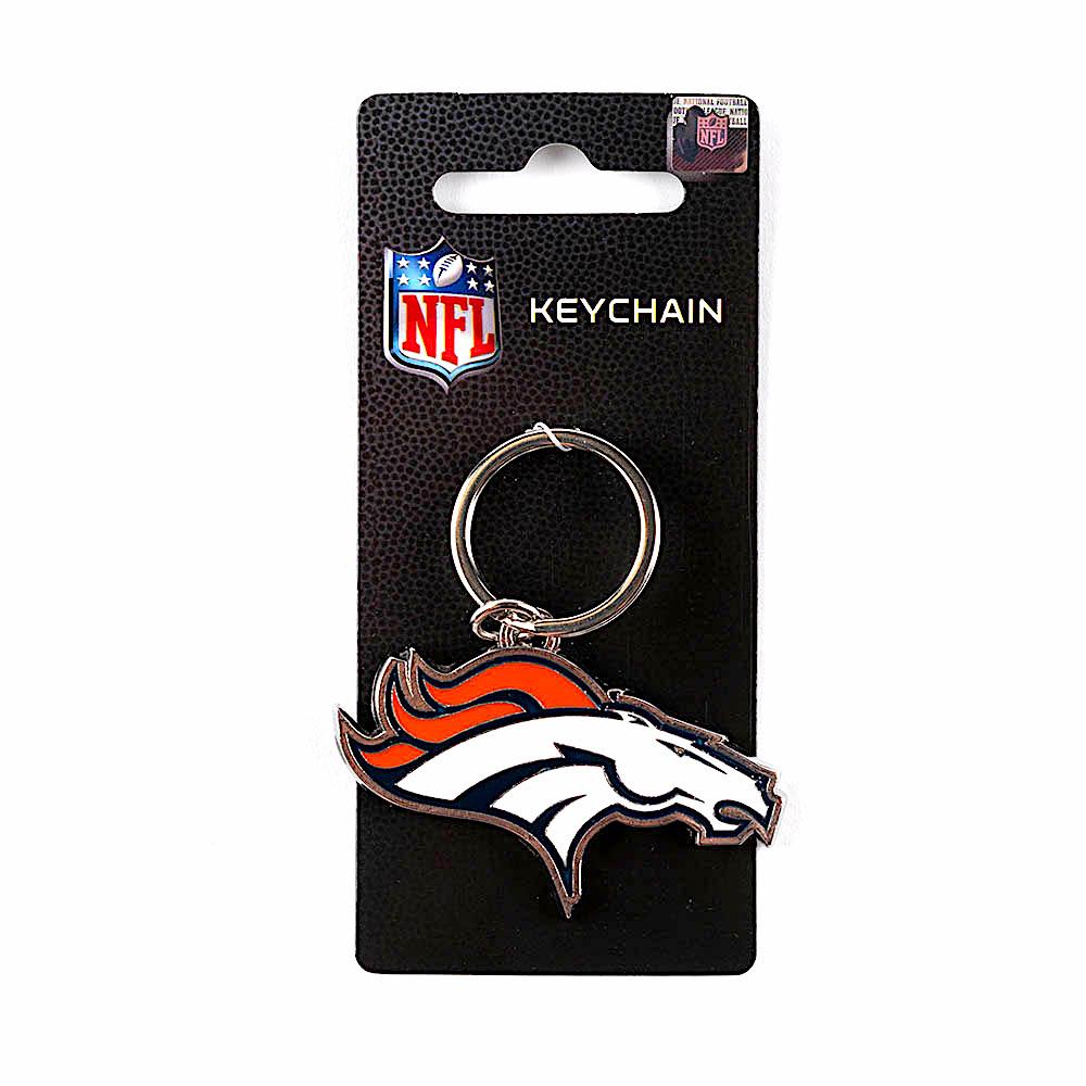 Denver Broncos Large Premium Keychain