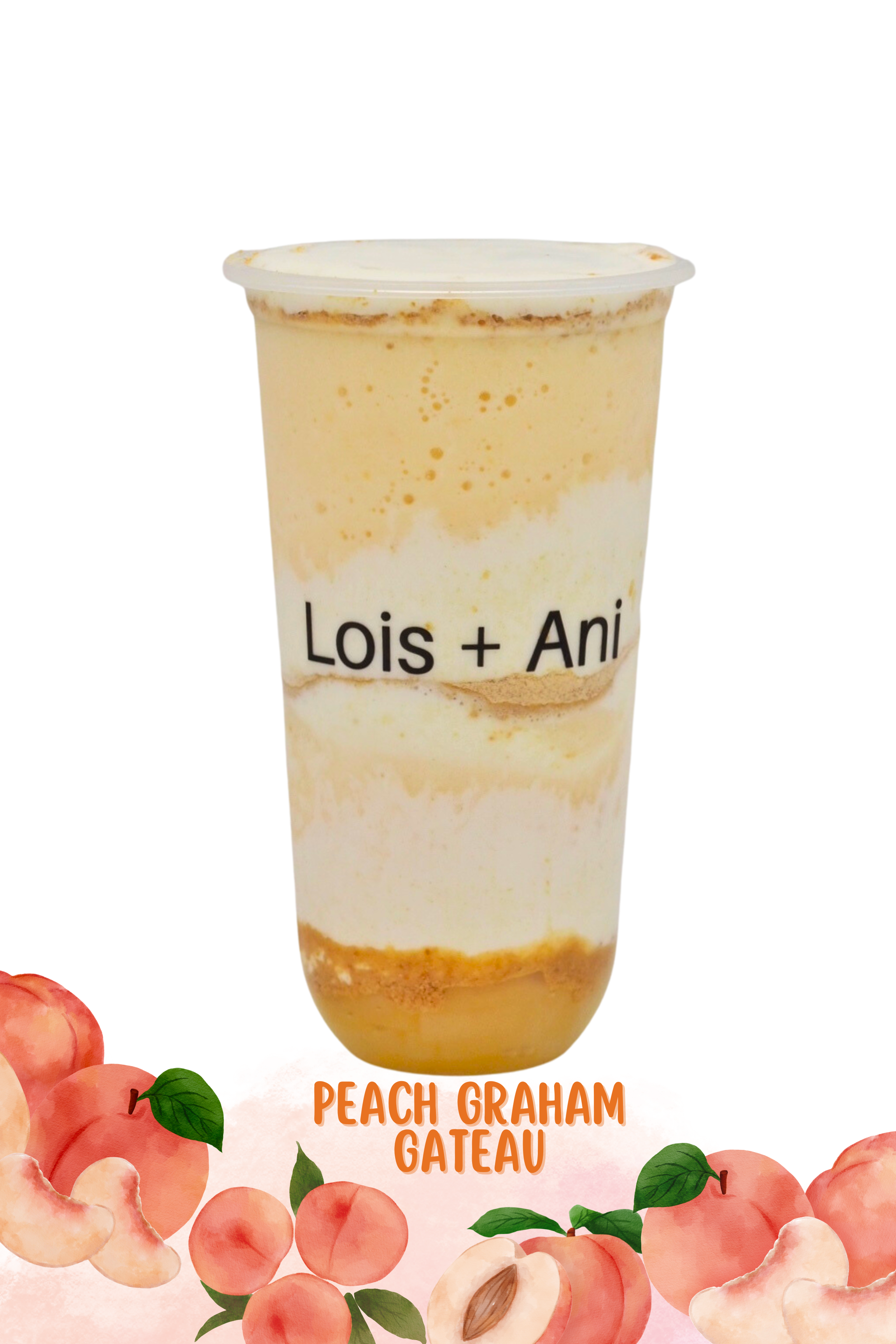 Peach Graham Cheese Swirl