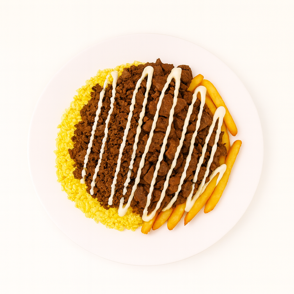 Alley Mix on Half and Half (Beef and Lamb)