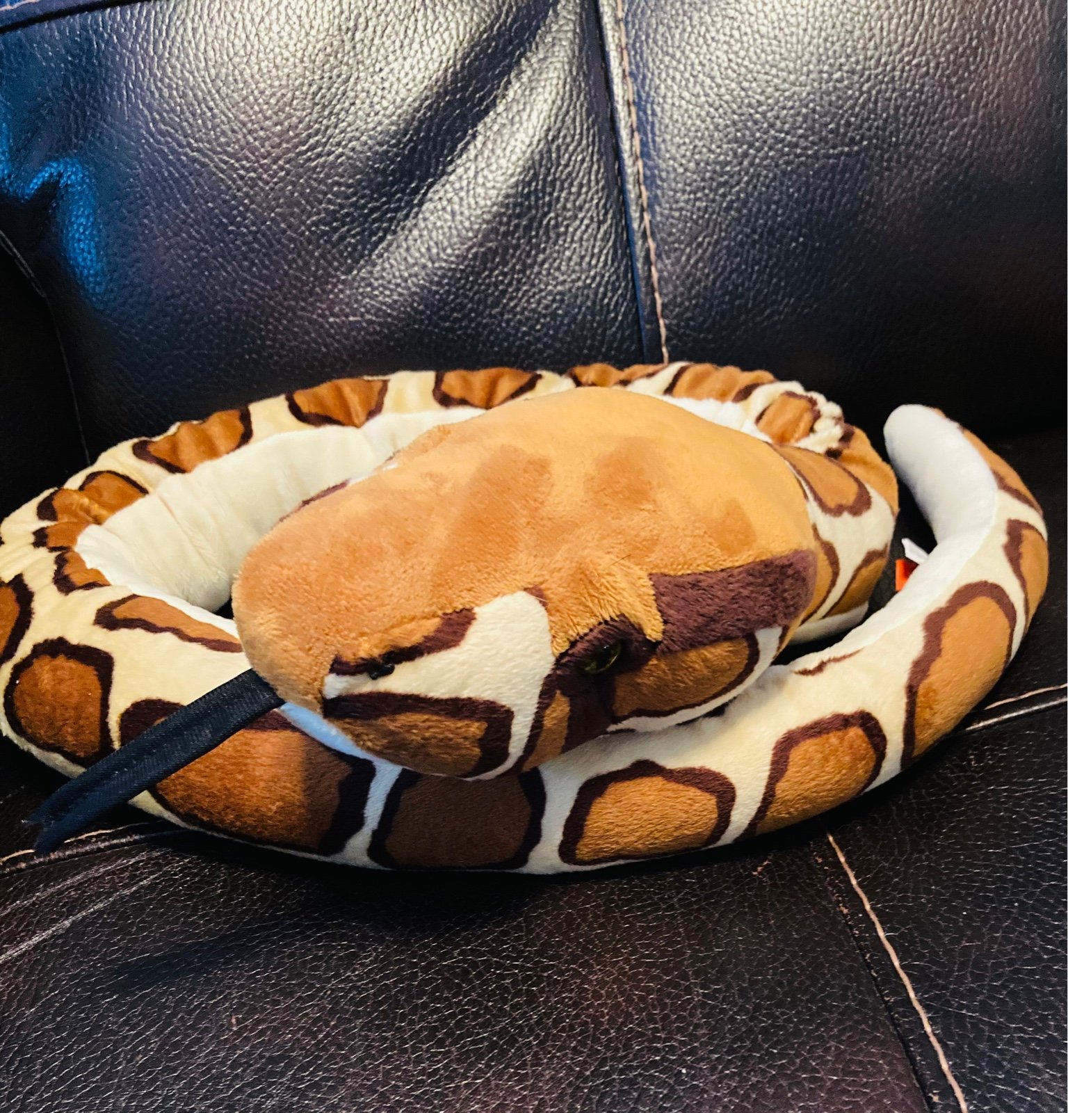 WILD REPUBLIC BURMESE PYTHON BOA SNAKE PLUSH. 52" inch.