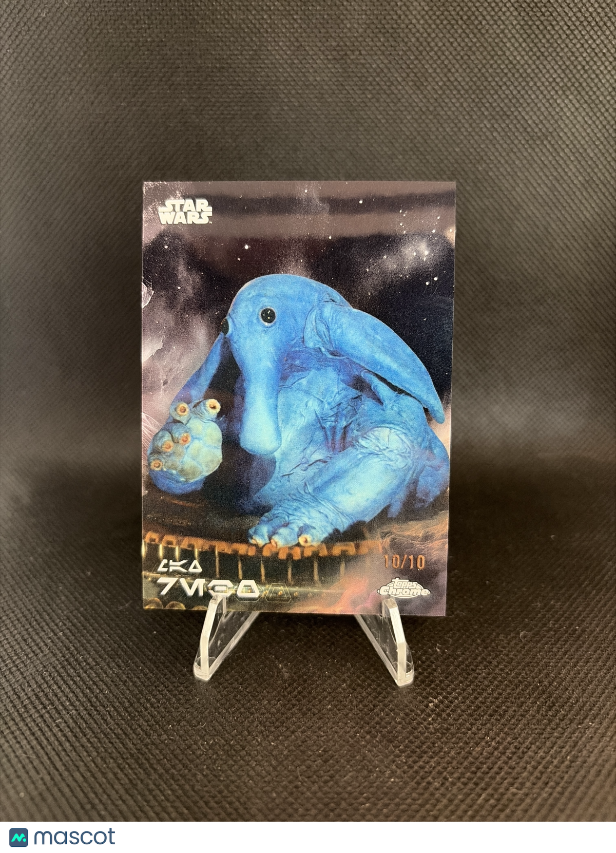 2025 Topps Chrome Star Wars Galaxy Max Rebo Black /10