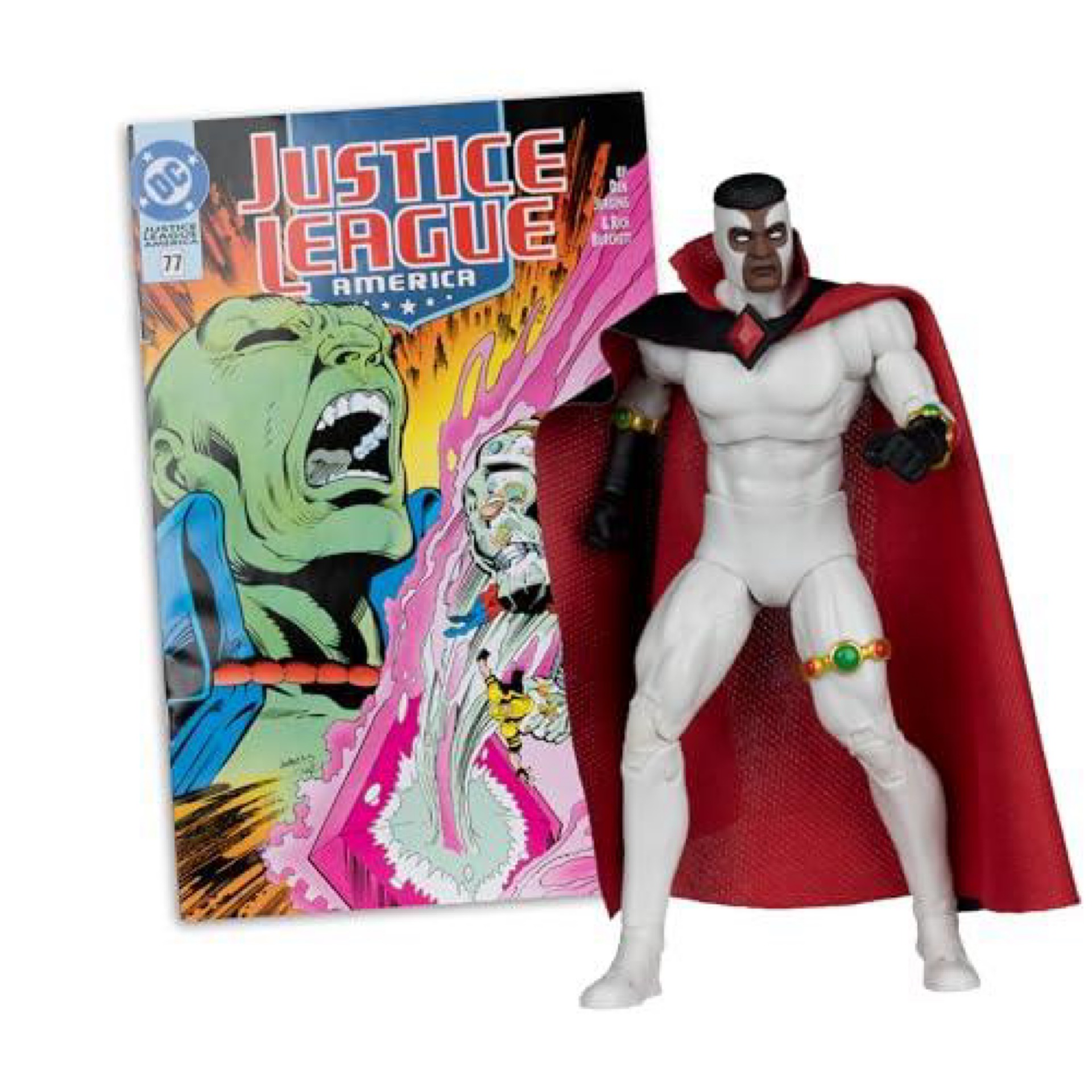 DC Direct Page Punchers Action Figure Bloodwynd (Justice League #77) (Red Platinum Edition) 18 cm
