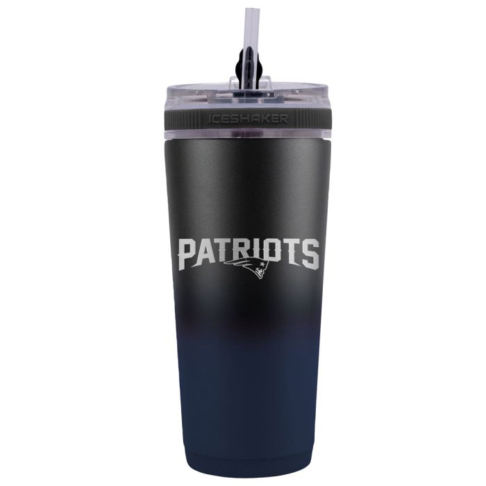 New England Patriots Stainless Steel Flex Ice Shaker 26oz
