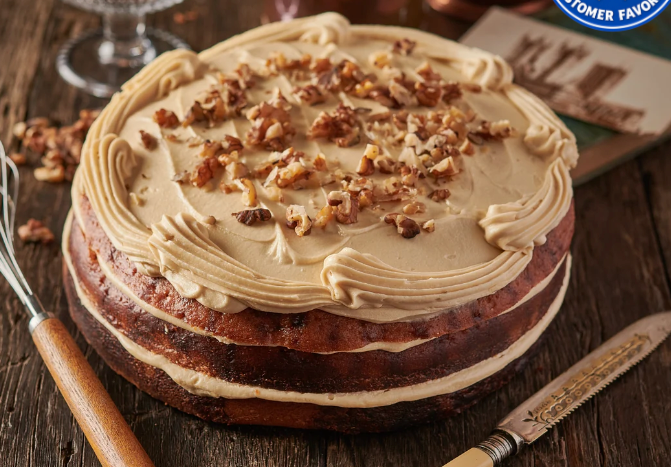Espresso & Walnut Cake