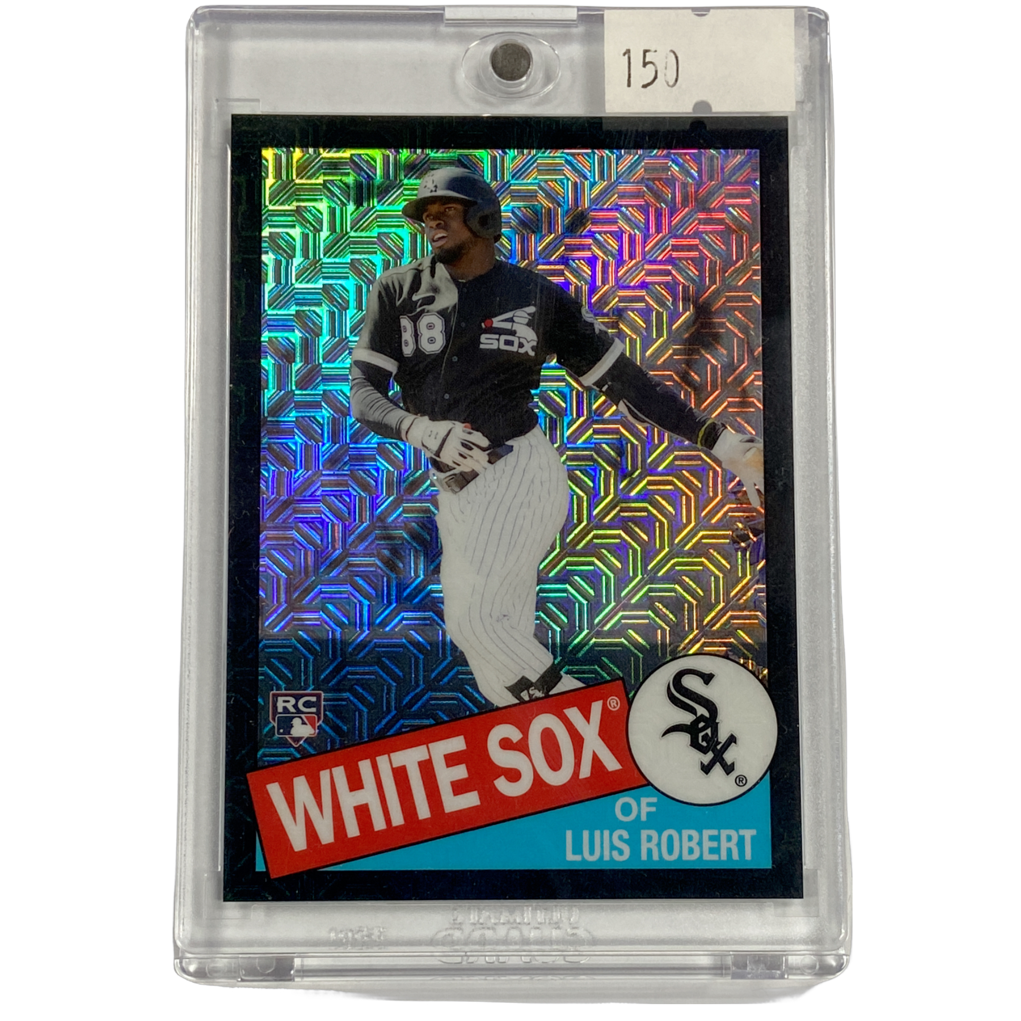 Chicago White Sox Luis Robert Black Border Topps Rookie Baseball Card 68/199