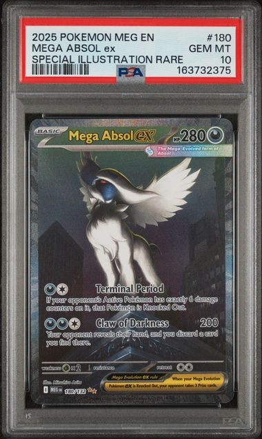 2025 POKEMON MEG EN-MEGA EVOLUTION #180 MEGA ABSOL ex SPECIAL ILLUSTRATION RARE