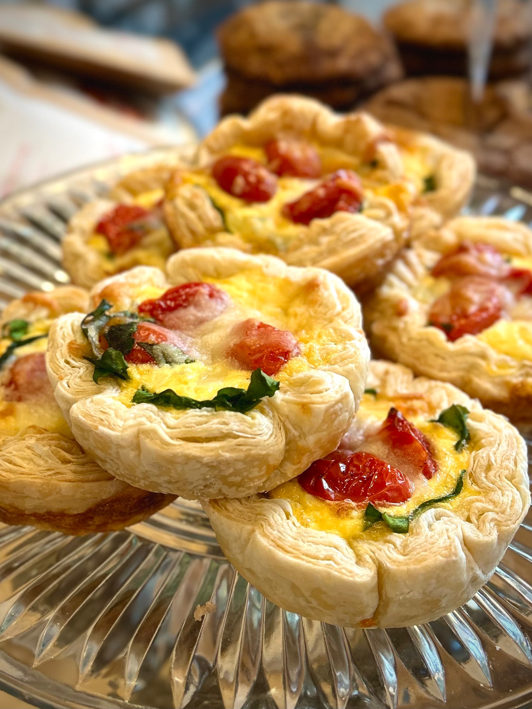 Veggie and Cheese Quiche