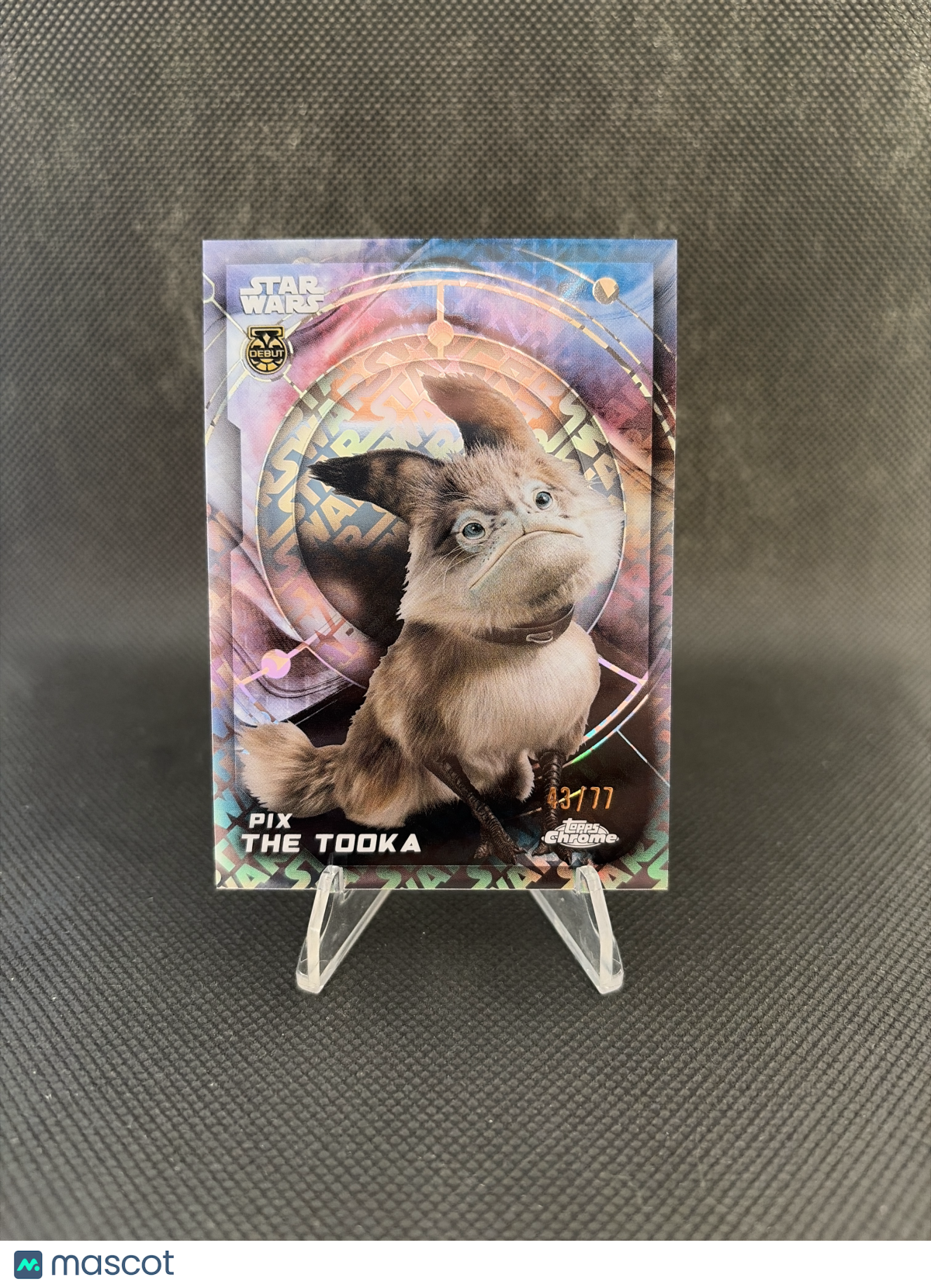 2026 Topps Chrome Star Wars Pix The Tooka Logo Fractor /77