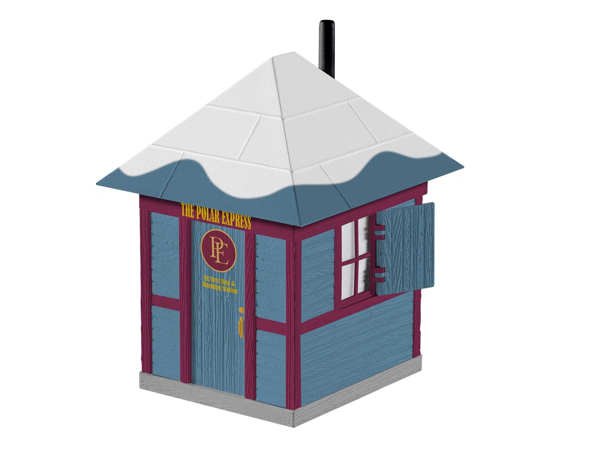The Polar Express Elf Warming Shacks 3 Packs 2030140 O Scale