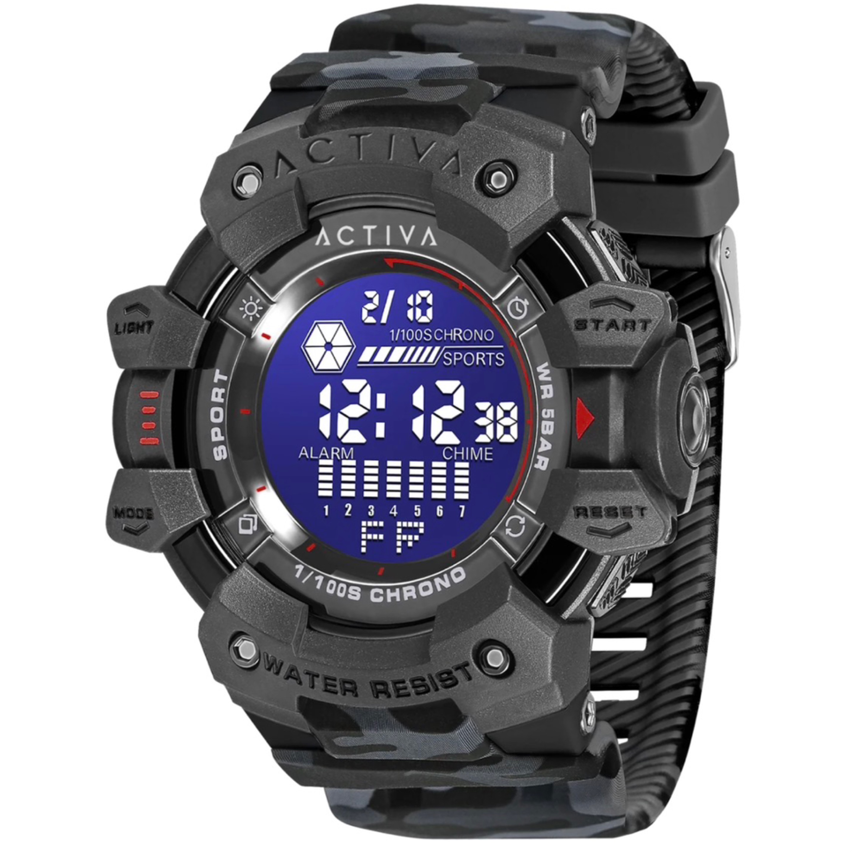 Activa Armour X Invicta Digital Watch - 50mm (Camouflage)