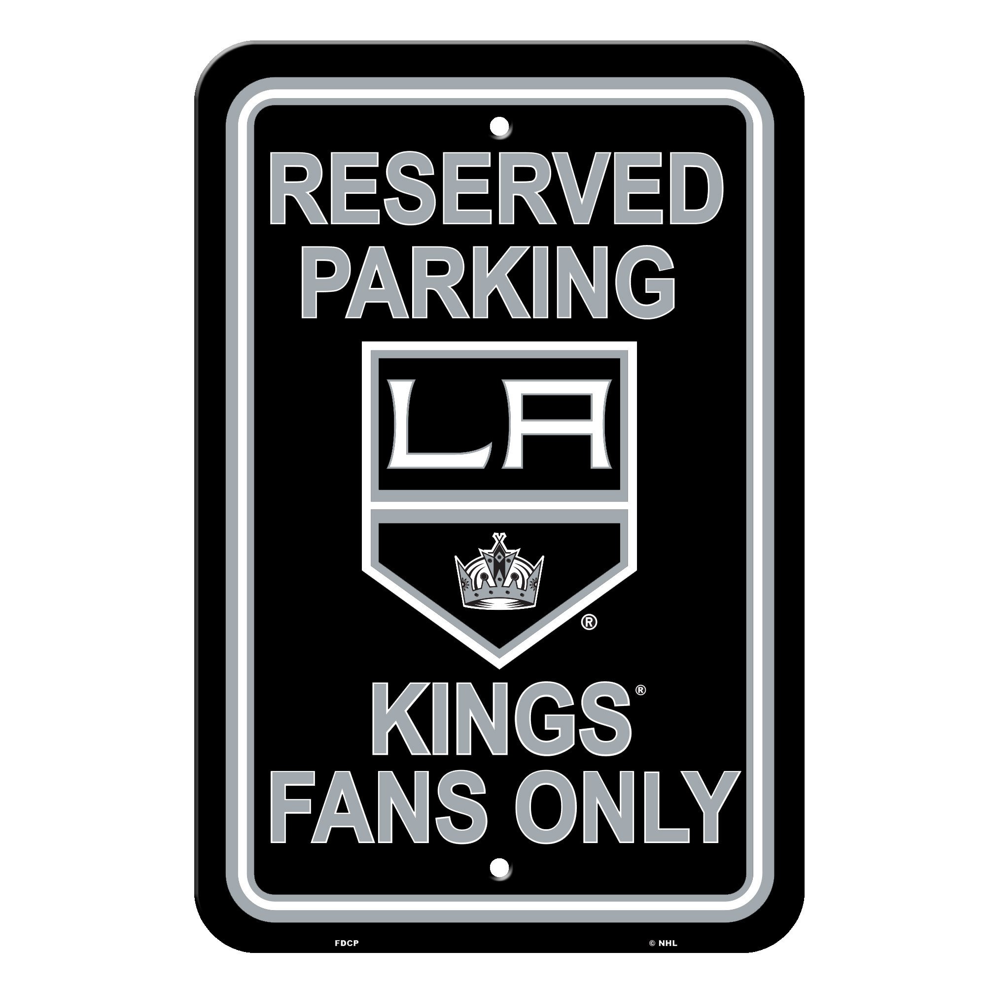 Los Angeles Kings Sign Reserved Parking Sign 12x18"