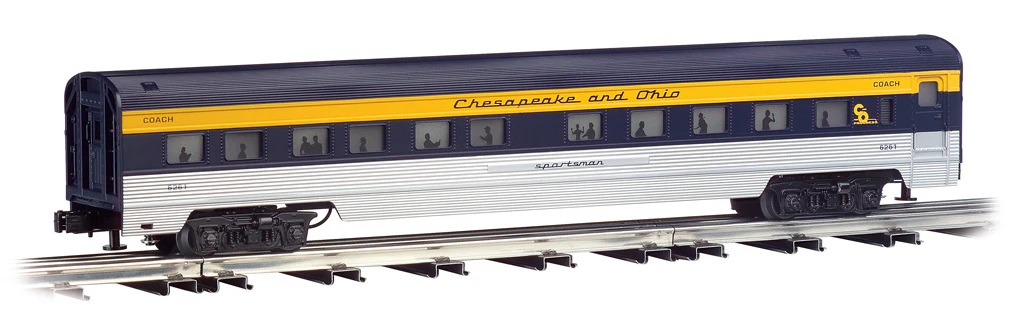 Williams 43155 72ft Streamliner 4 Car Set