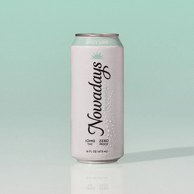 Nowadays Delta-9 Canned Cocktails 10mg - Citrus Seltzer