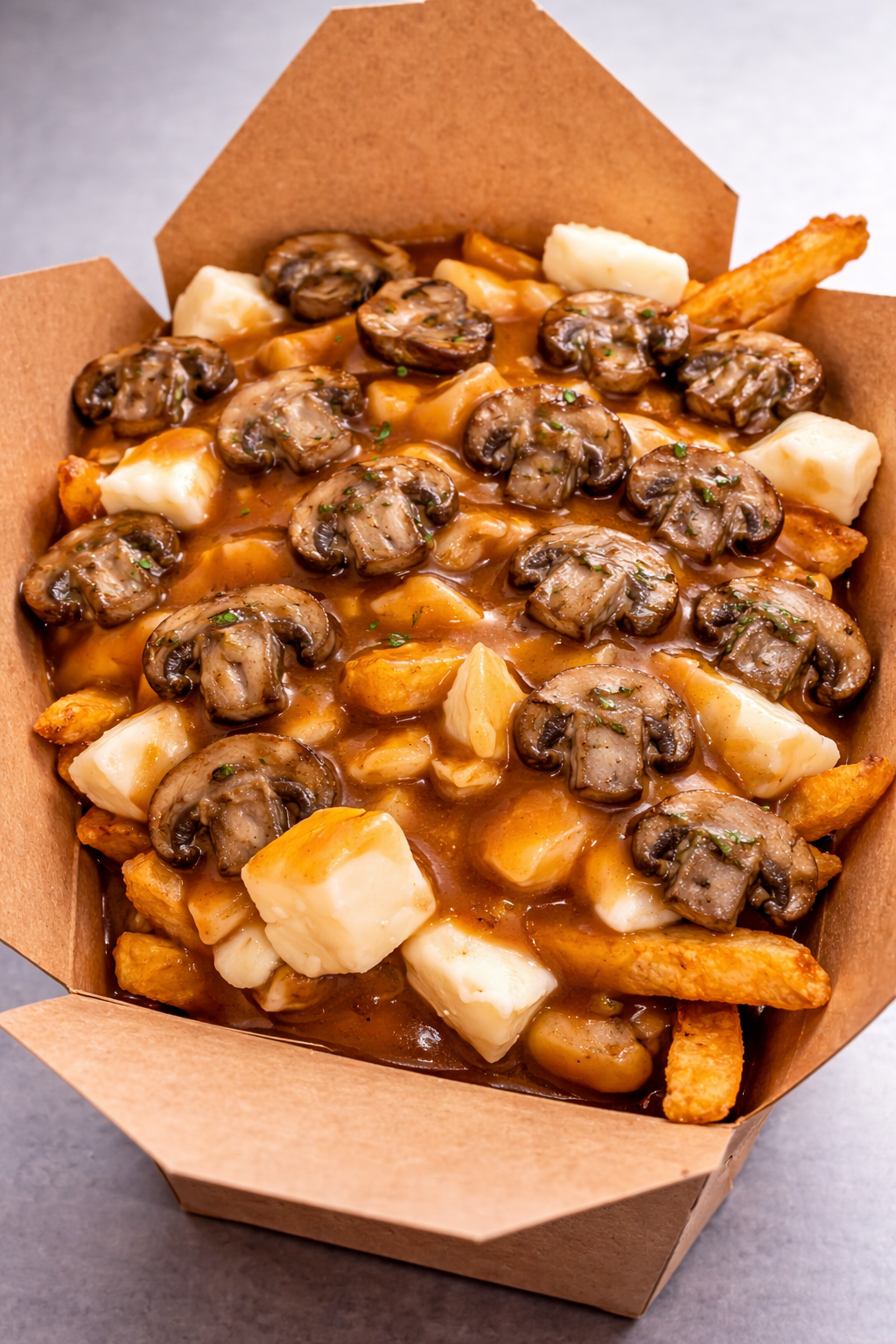 #14 Mushroom Melt Poutine