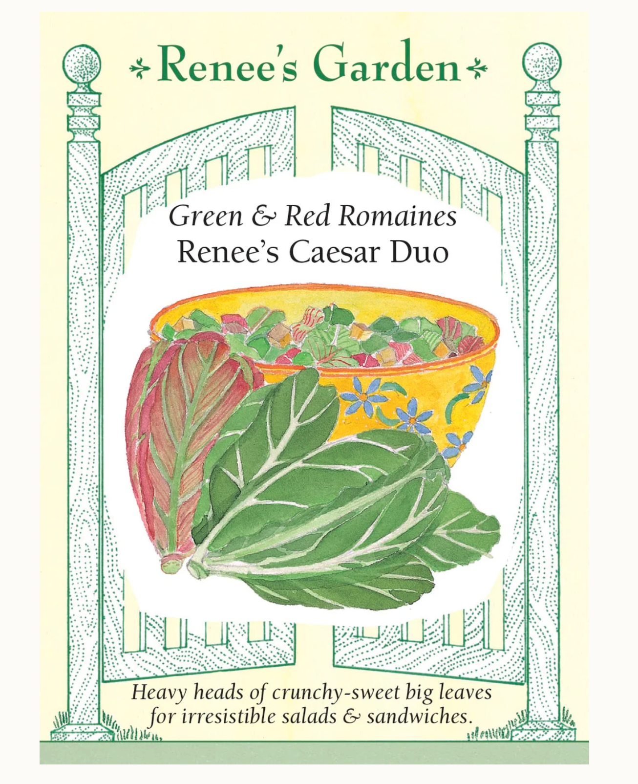 Renee's Garden | Green & Red Romaines Renee's Caesar Duo