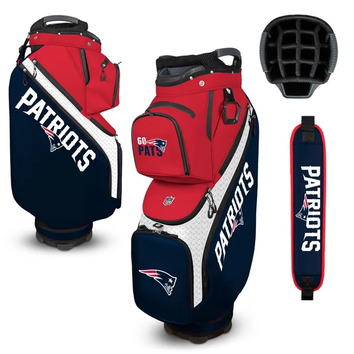 New England Patriots Premier Clubhouse Cooler Golf Cart Bag