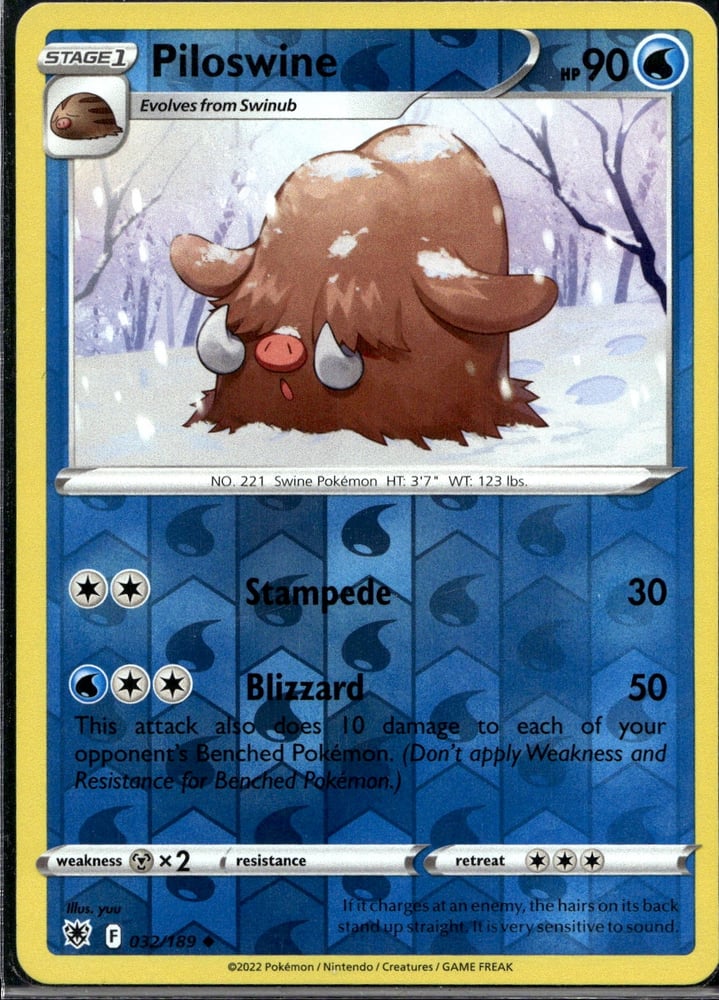 Piloswine - SWSH10 32/189