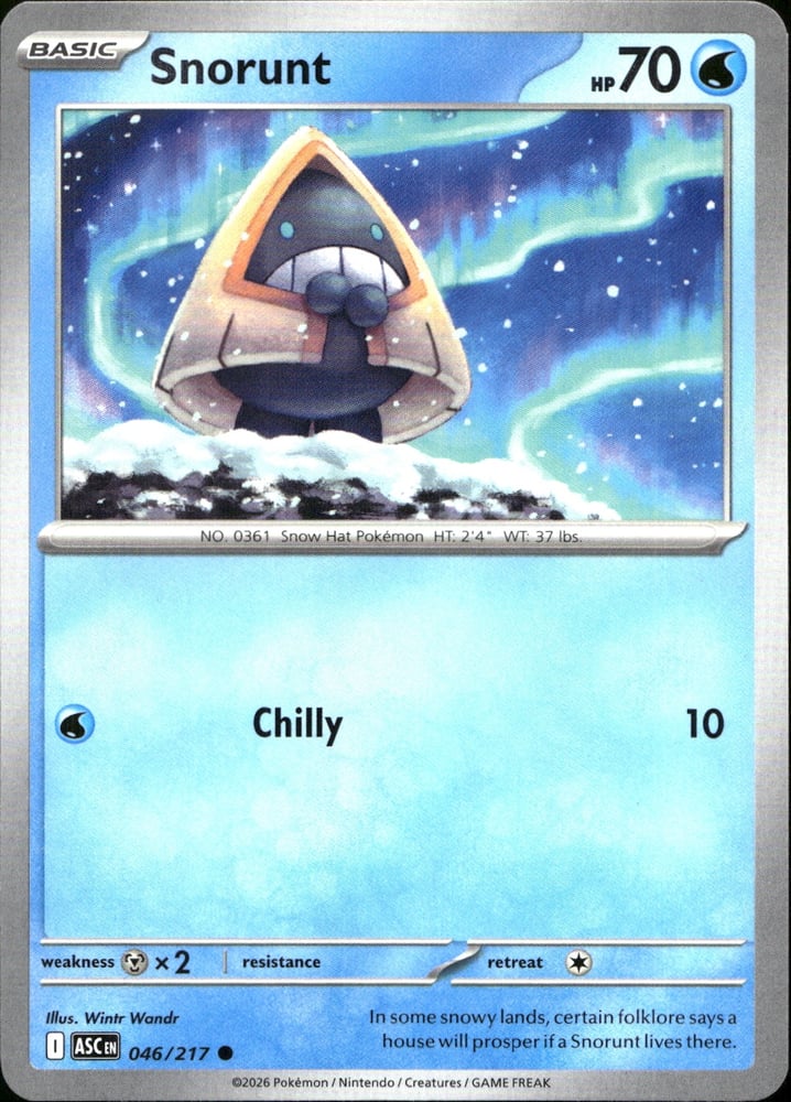 Snorunt - ME02.5 46/217