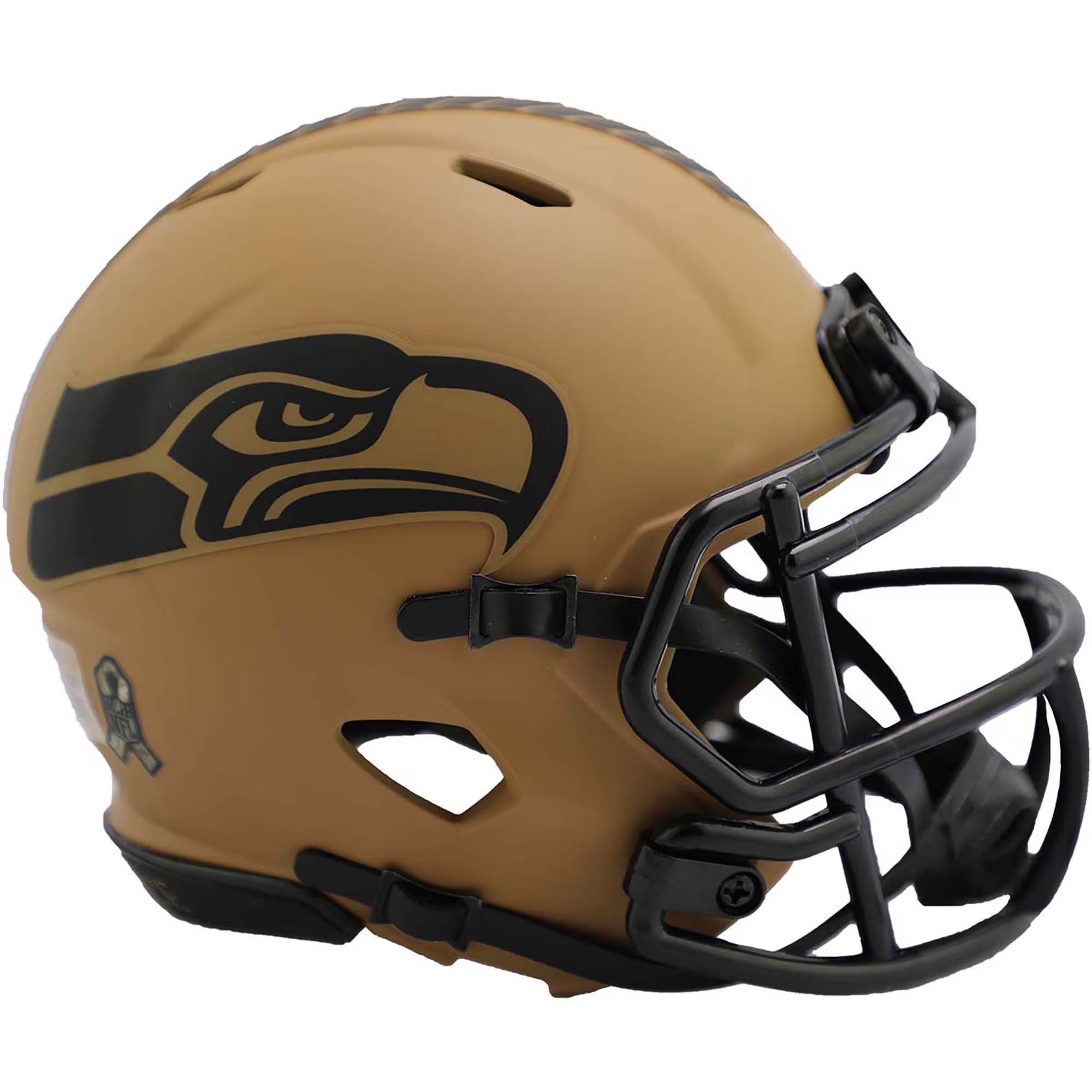 Seattle Seahawks 2023 Salute to Service Speed Mini Helmet